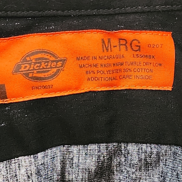 Dickies Curse Of The Avenging Disco Zombie Pimp Black Button Down Shirt - Picture 7 of 9